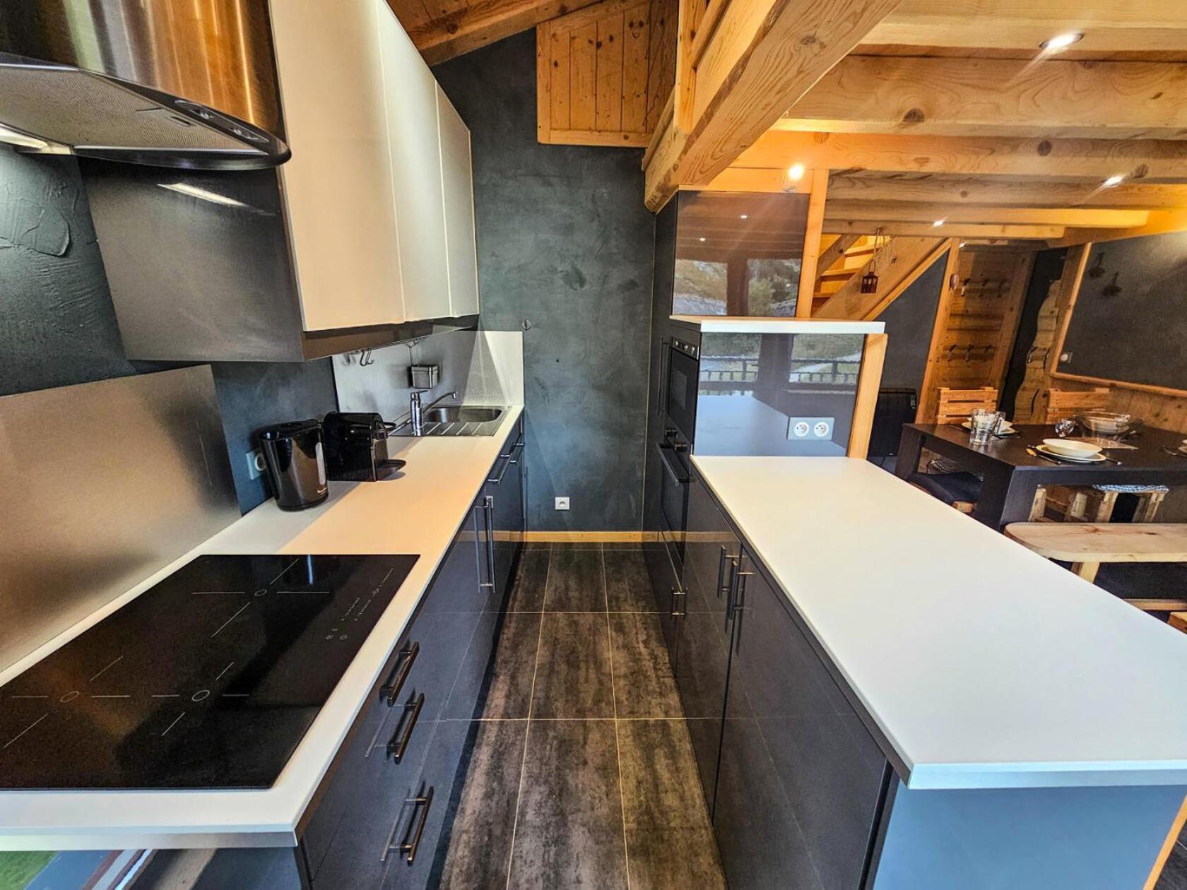 Residence Campanules - Ski Aux Pieds, Appartement Tout En Bois Au Coeur Des Menuires Mae-9071 Saint-Martin-de-Belleville Exteriér fotografie